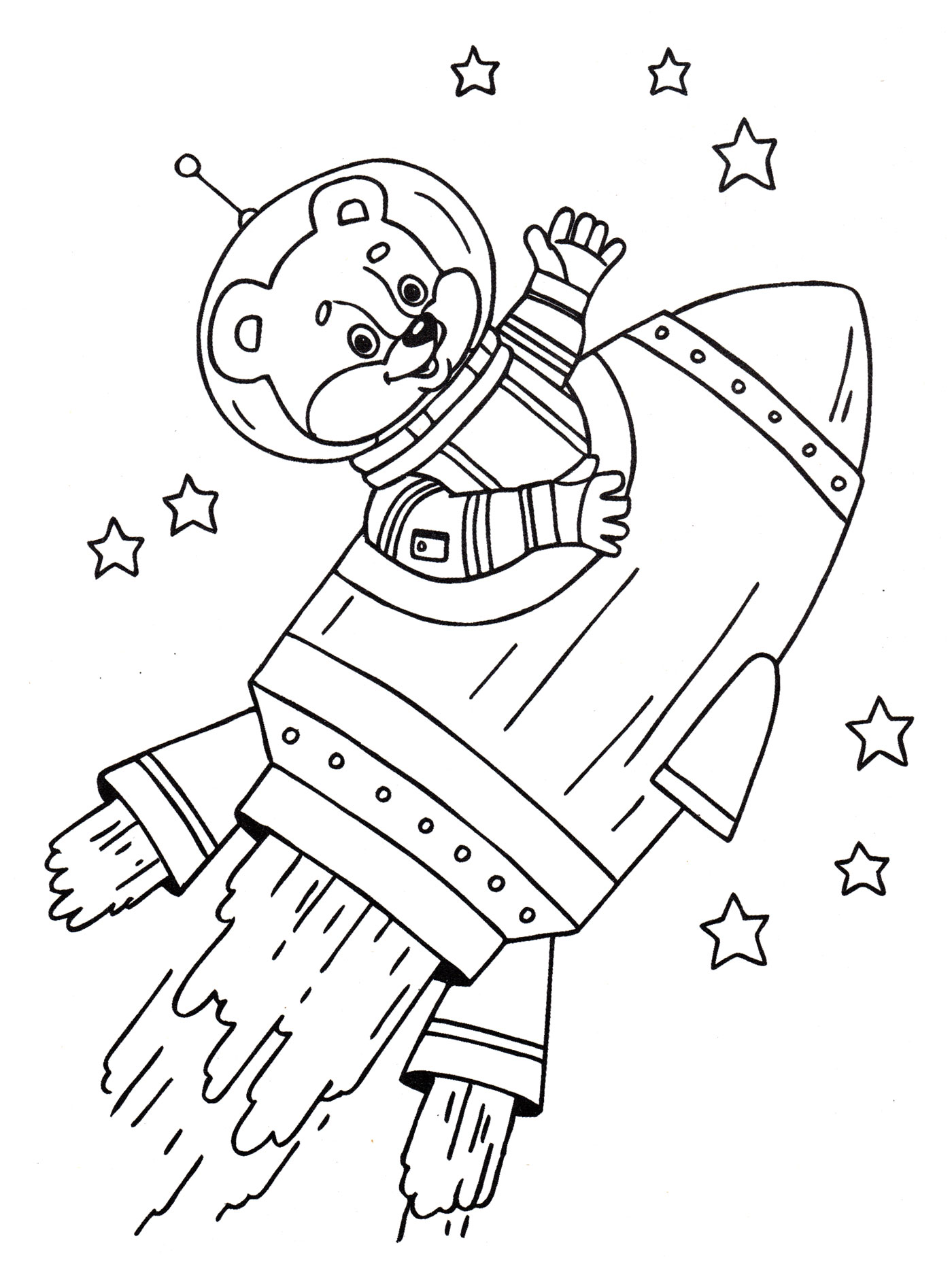 раскраска космос для детей дошкольного возраста 2