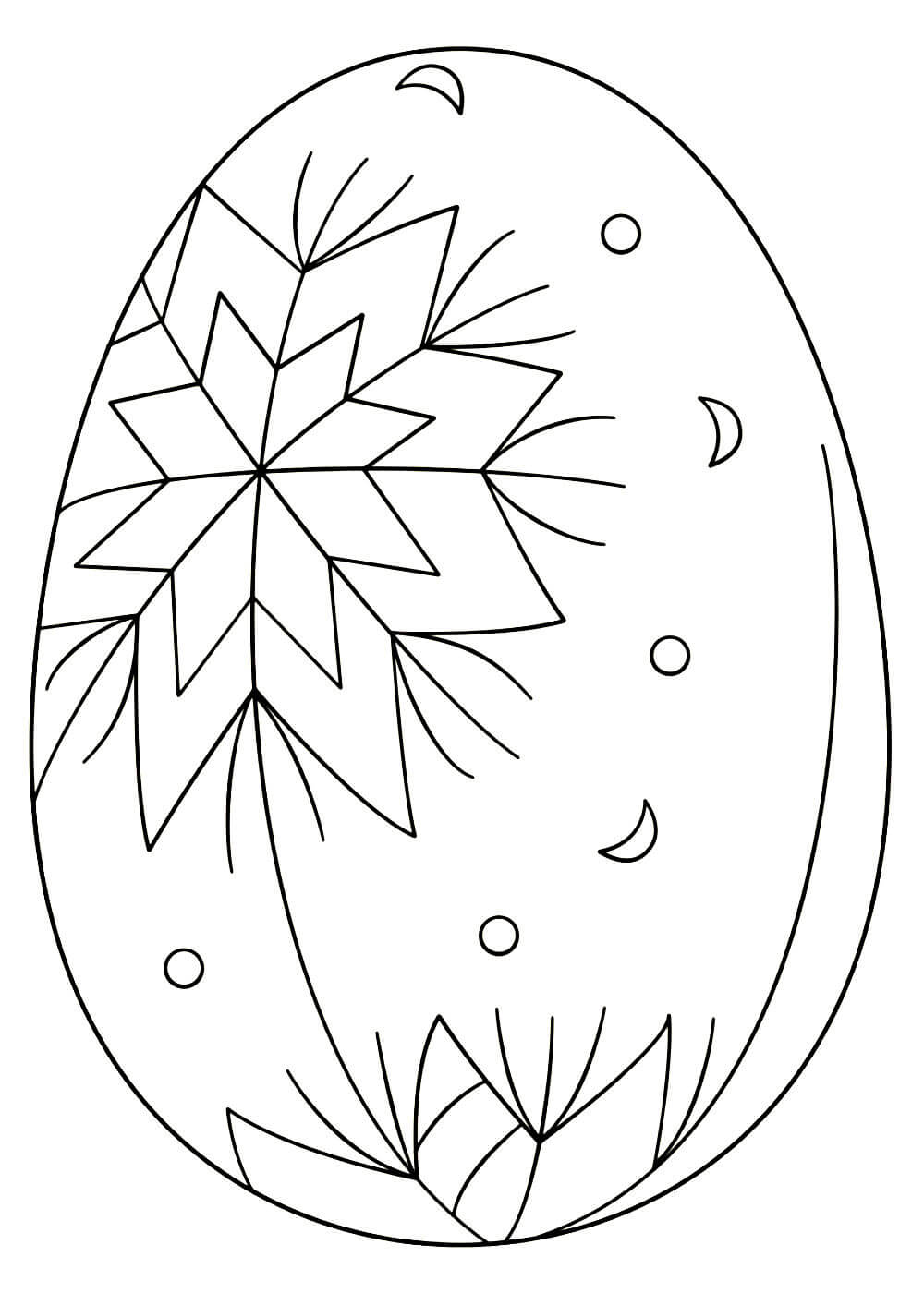 раскраска яйца на Пасху 6