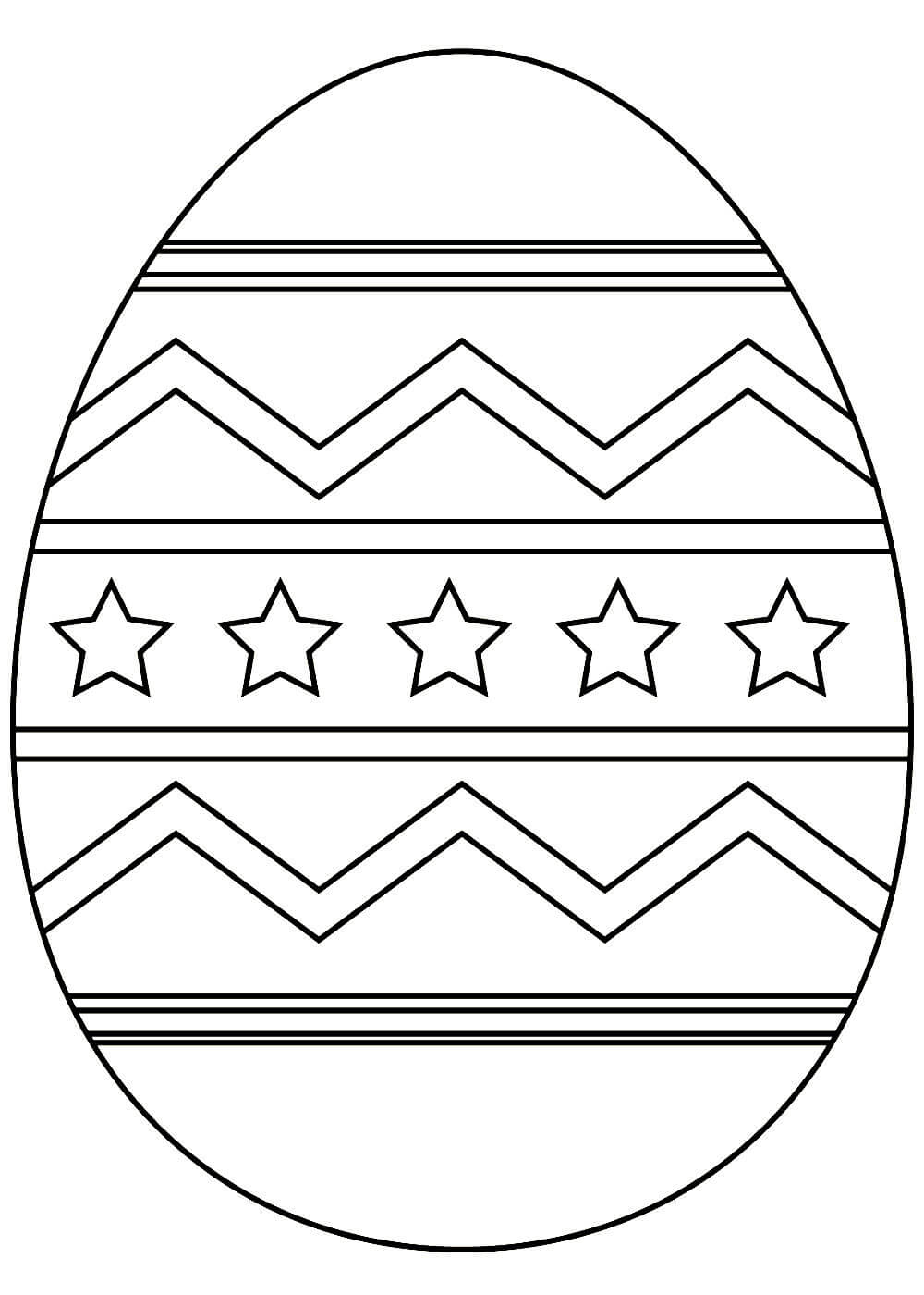 раскраска яйца на Пасху 8