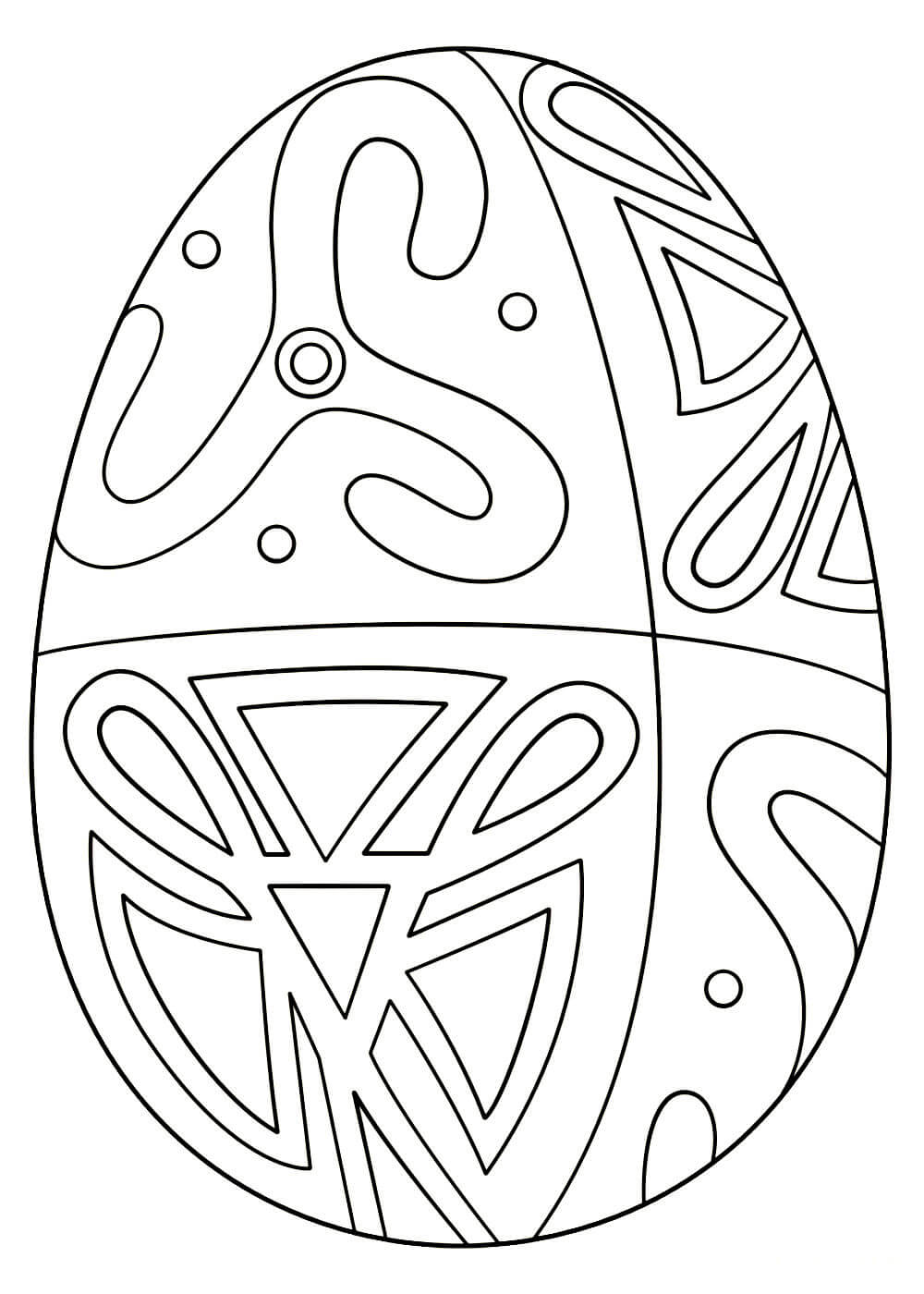 раскраска яйца на Пасху 9