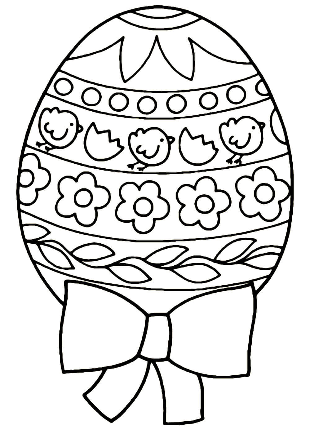 раскраска яйца на Пасху для детей второй младшей группы 3