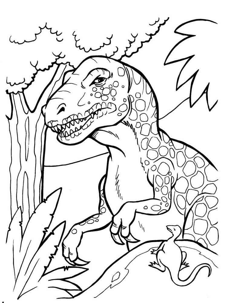 раскраски для мальчиков 6 лет динозавры 4