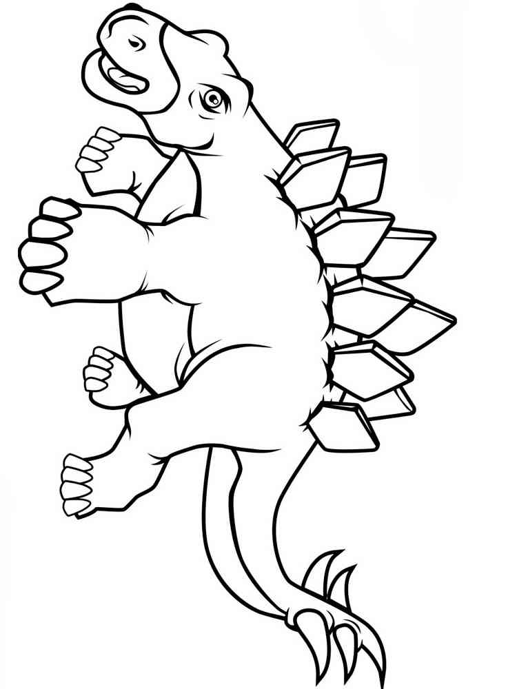 раскраски динозавры распечатать бесплатно 4
