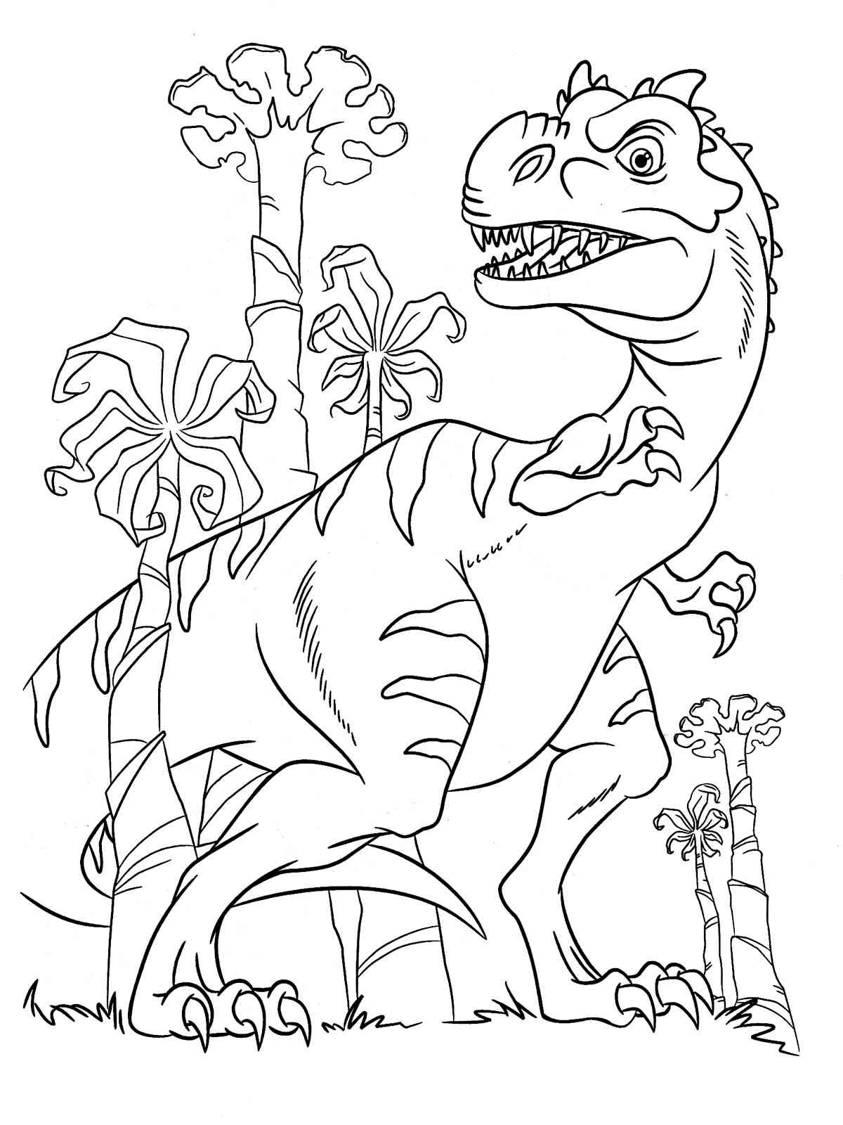 раскраска для мальчиков 5 лет динозавры 4