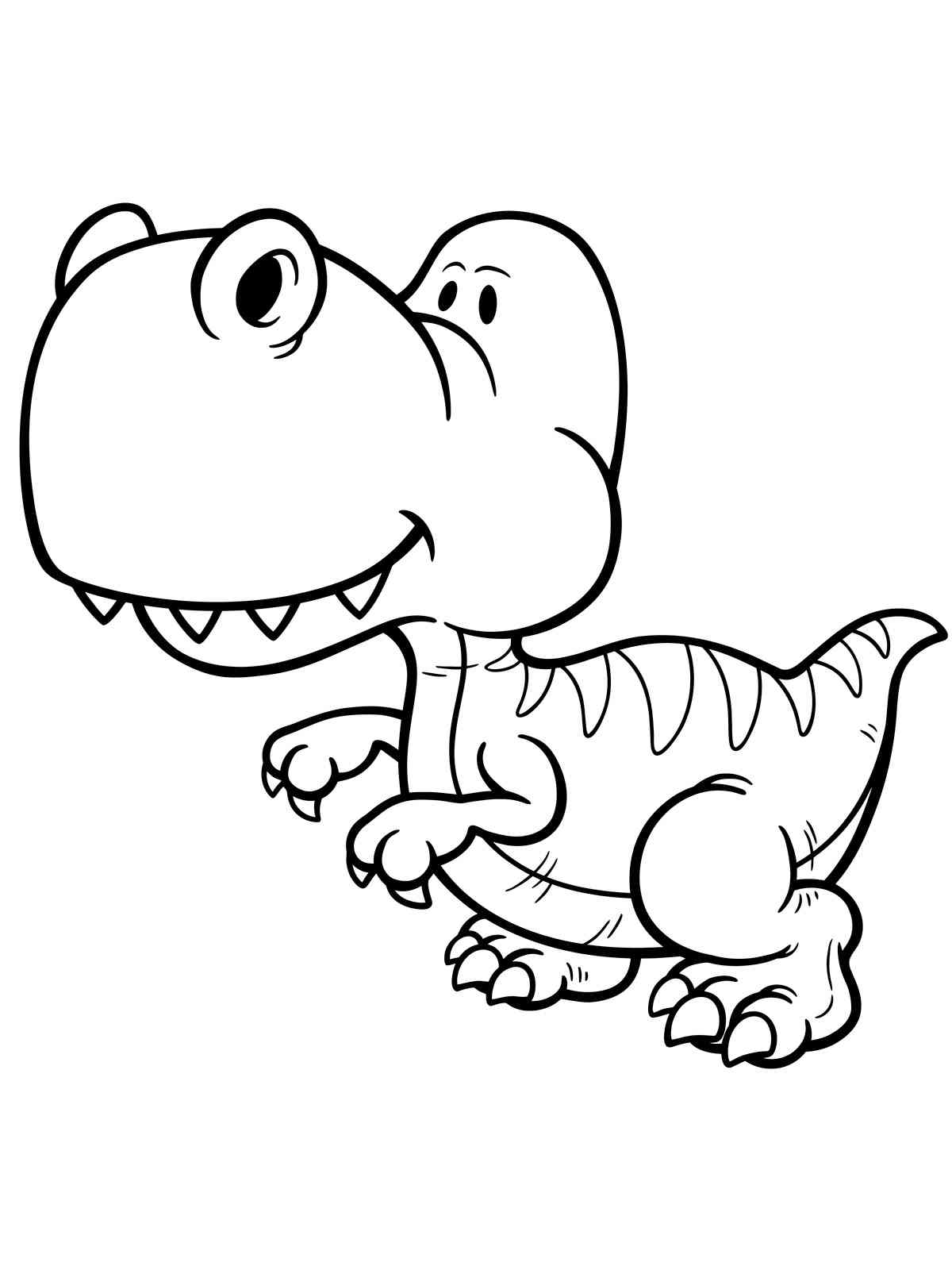 раскраска для мальчиков 5 лет динозавры 5
