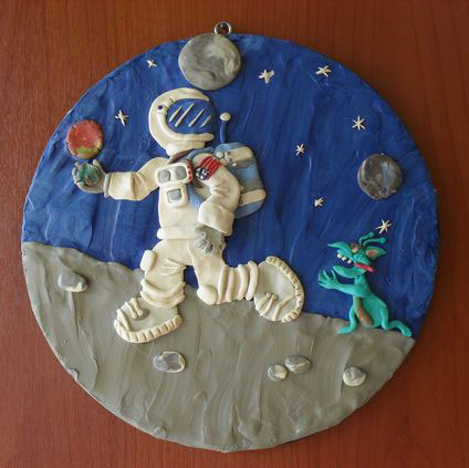 открытка к дню космонавтики своими руками в детский сад 3