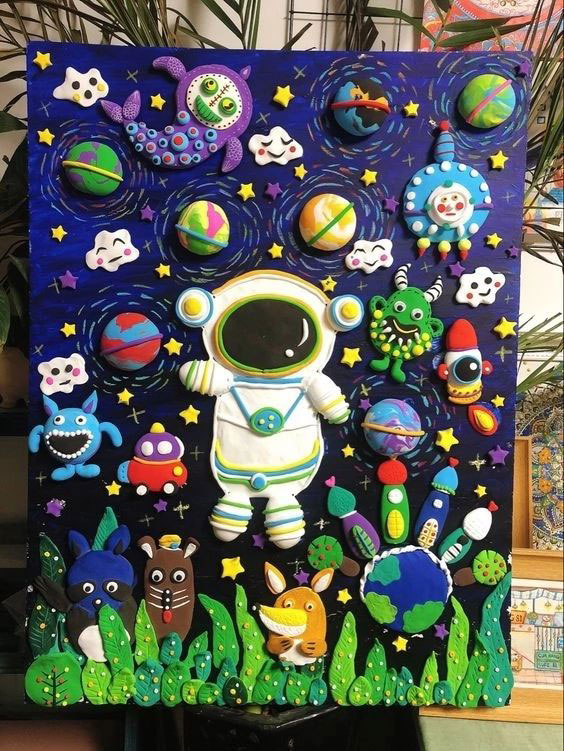 открытка к дню космонавтики своими руками в детский сад
