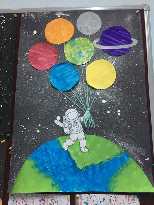 открытка к дню космонавтики своими руками в детский сад 7