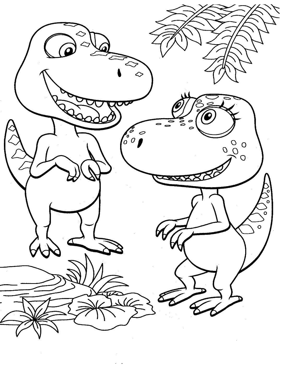 Раскраски для мальчиков динозавры 2