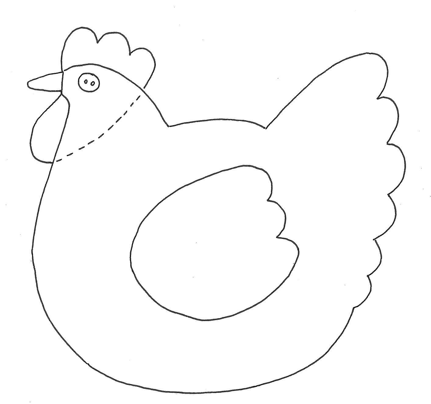 Поделка на Пасху из картона в детском саду курица 2
