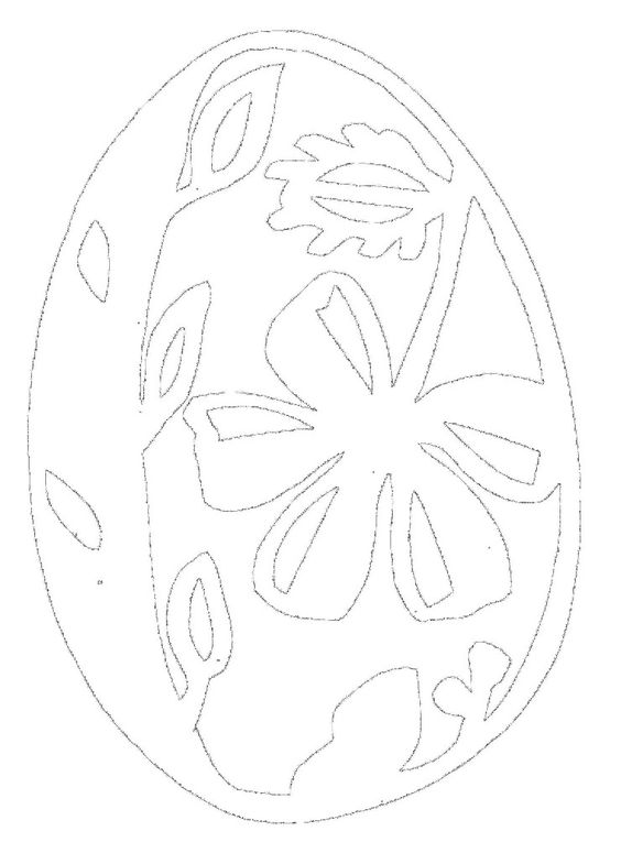 вытынанка пасхальное яйцо 6