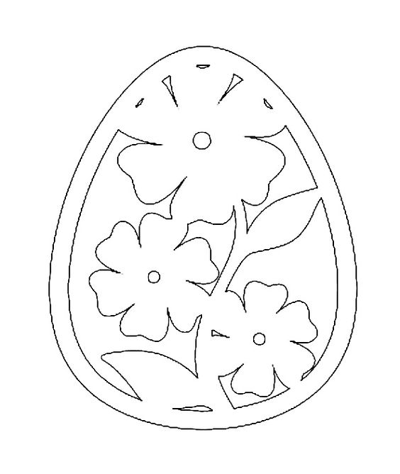 вытынанка пасхальное яйцо шаблоны для детей 9