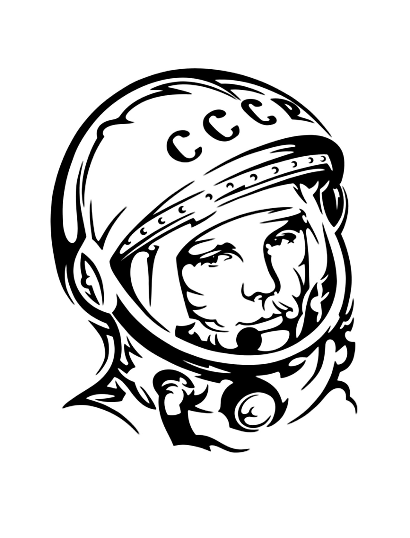 вытынанки на День Космонавтики на окна 2