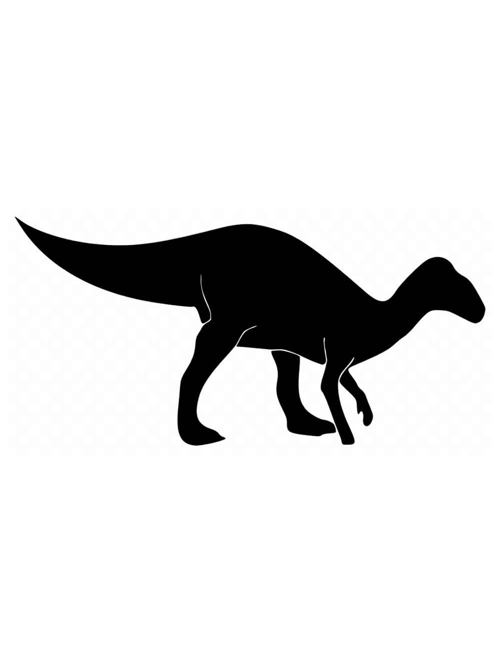 шаблон динозавра для вырезания из бумаги 6