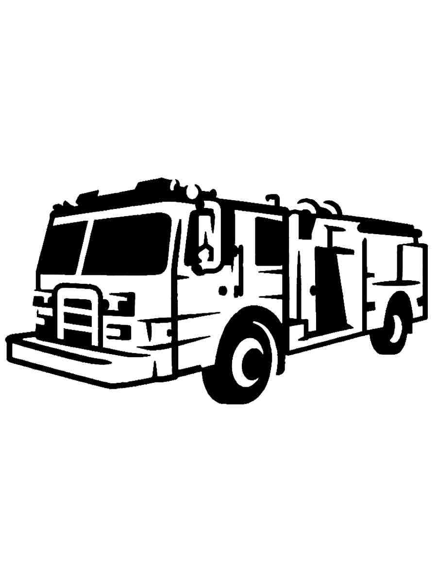 Шаблоны пожарной машины 10