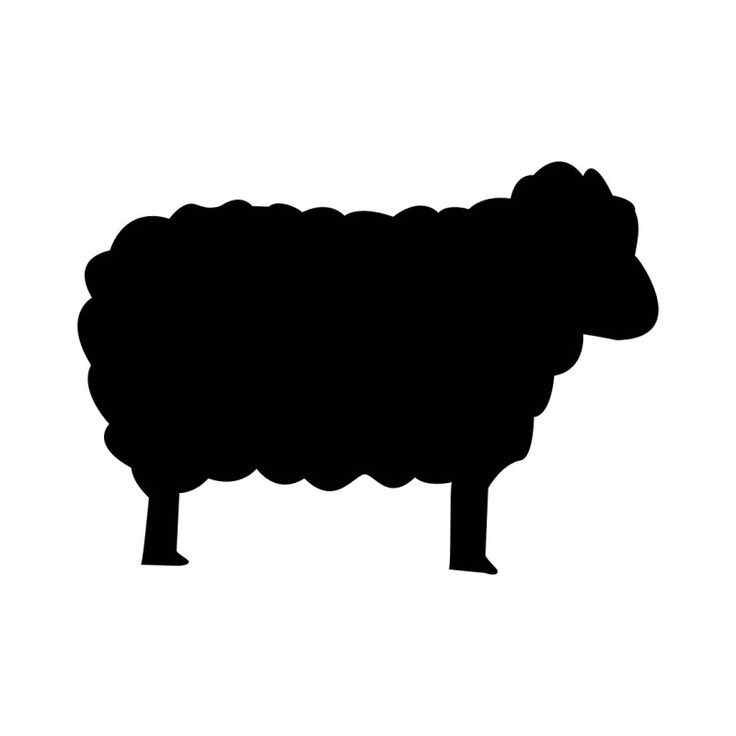 Шаблоны овечек и барашков 6