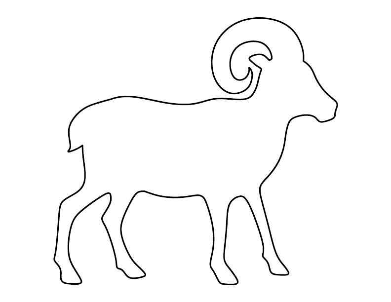 Шаблоны овечек и барашков 10