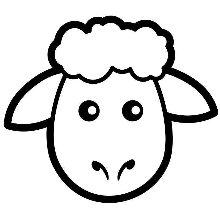 Шаблоны овечек и барашков