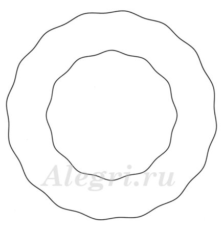 шаблон тарелка для вырезания из бумаги распечатать 9