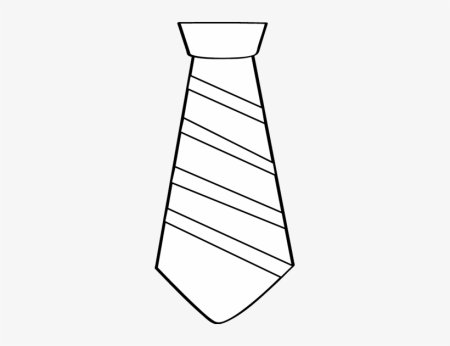 шаблоны галстуков для аппликации 7
