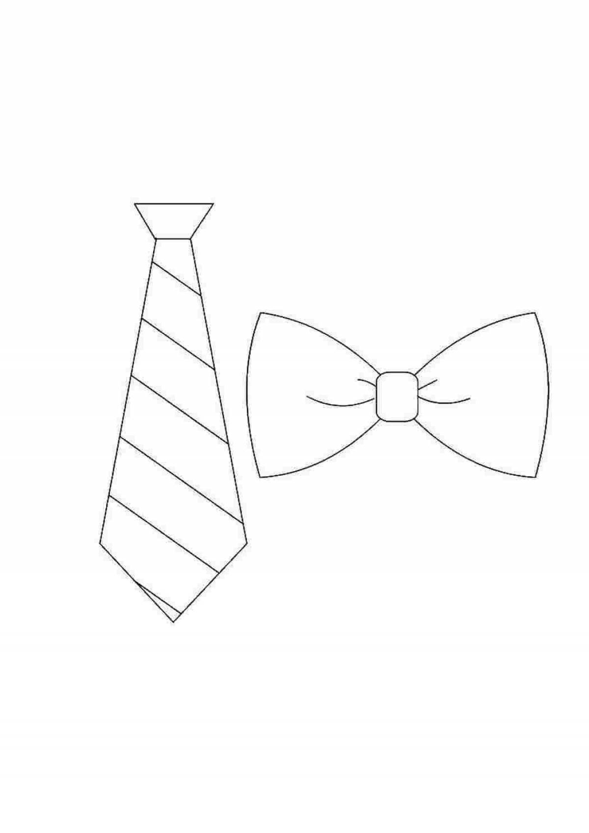 шаблоны галстуков для вырезания из бумаги распечатать 8