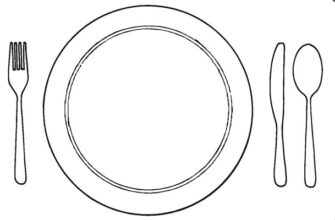 Шаблоны тарелок для вырезания, аппликаций и росписи