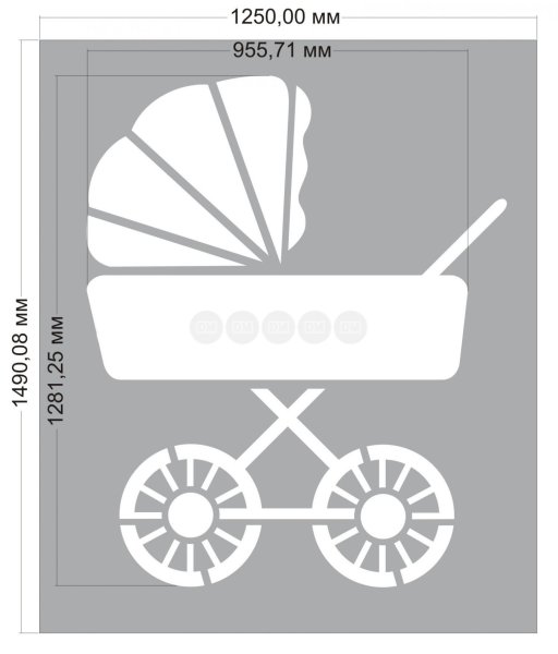 детские коляски шаблоны для вырезания 2