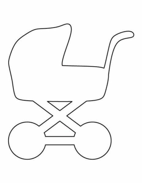 детские коляски шаблоны для вырезания