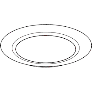 тарелка шаблон для аппликации 5