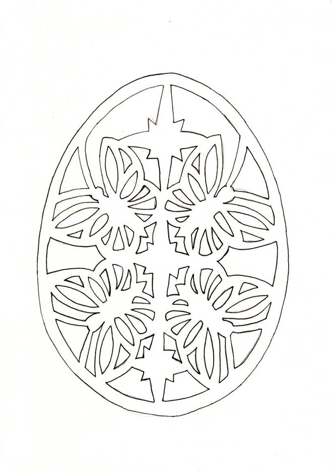 пасхальные яйца вытынанки шаблоны