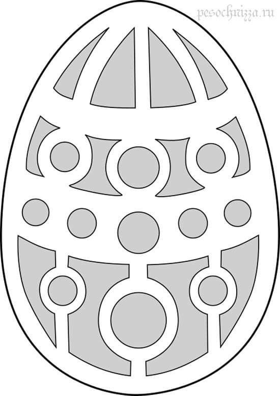 пасхальные яйца вытынанки шаблоны 2