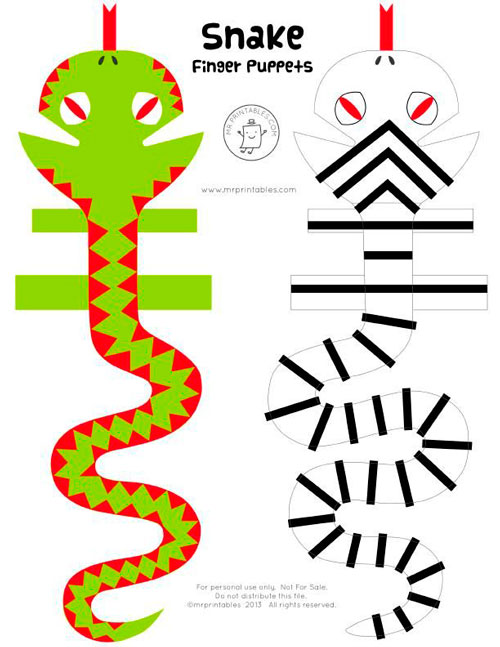 Поделка змея из бумаги своими руками