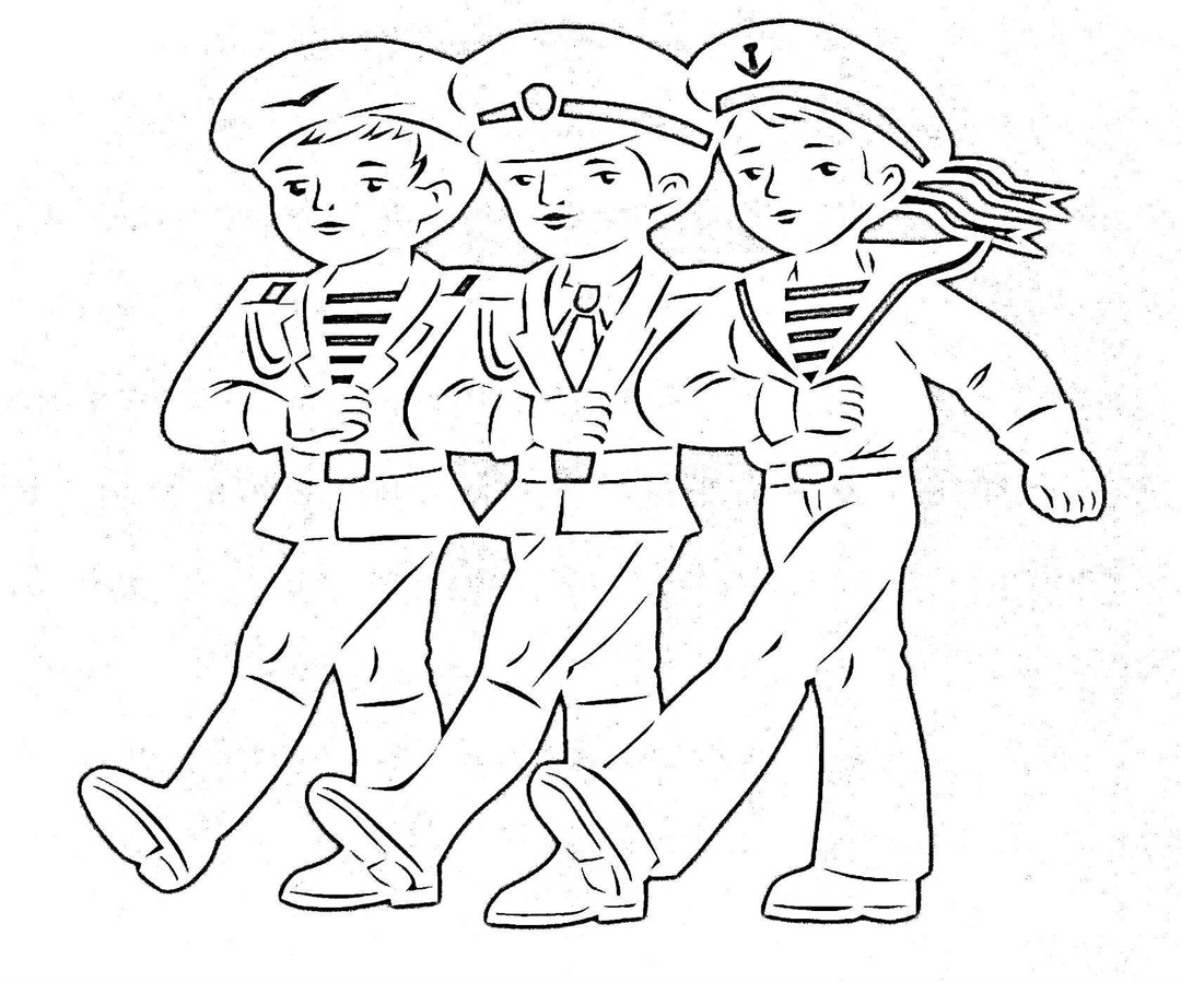 Шаблоны к 23 февраля 8