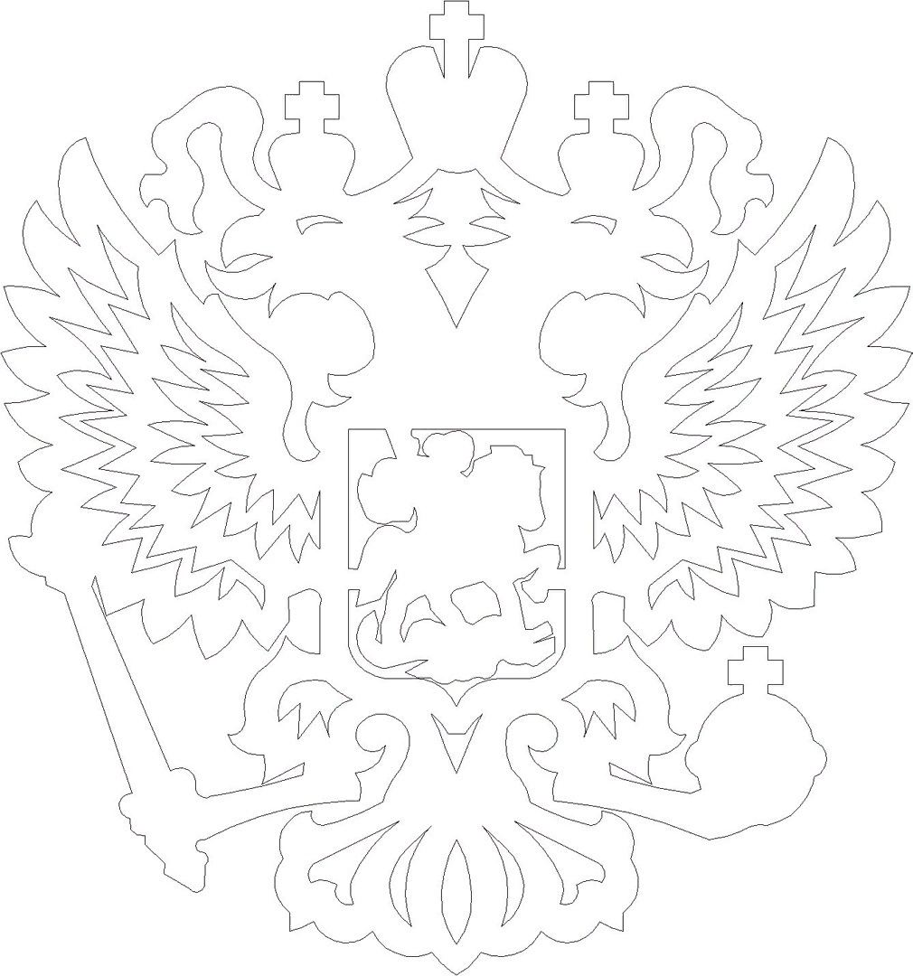шаблоны на день российского флага на окна 3