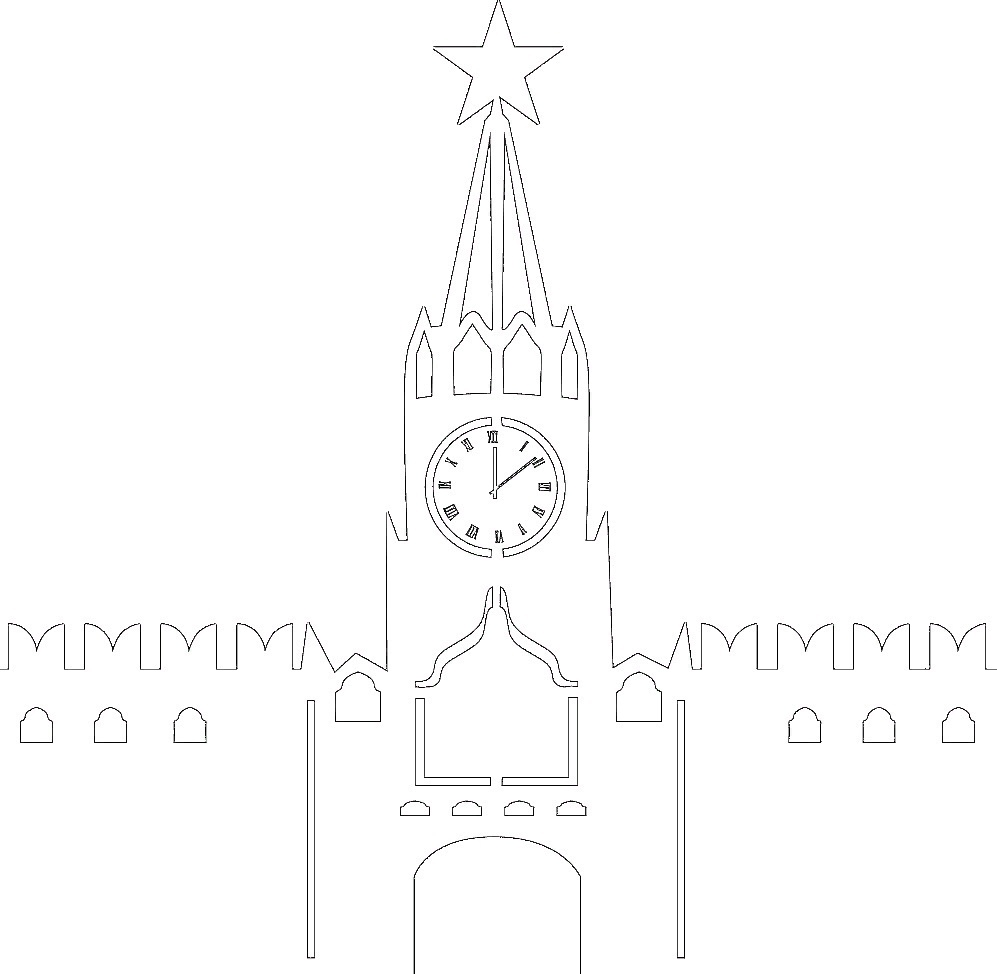 шаблоны на день российского флага на окна 7