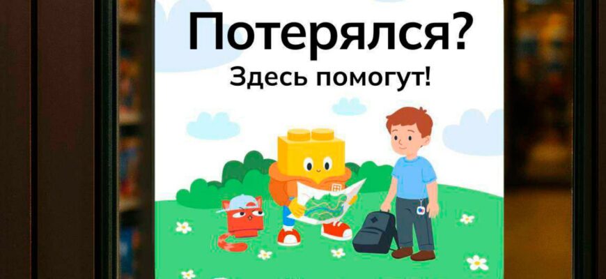 в России запустили пункты помощи потерявшимся детям