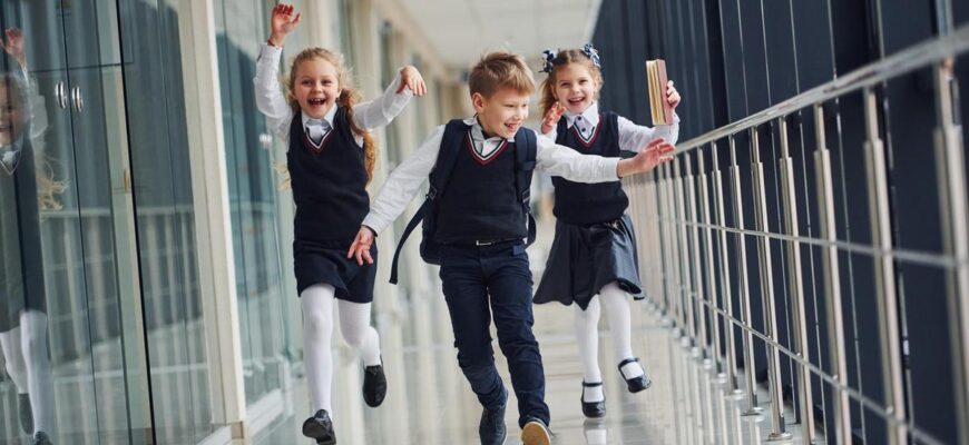 Дети окончили четверть