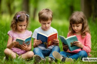 Дети читают книги